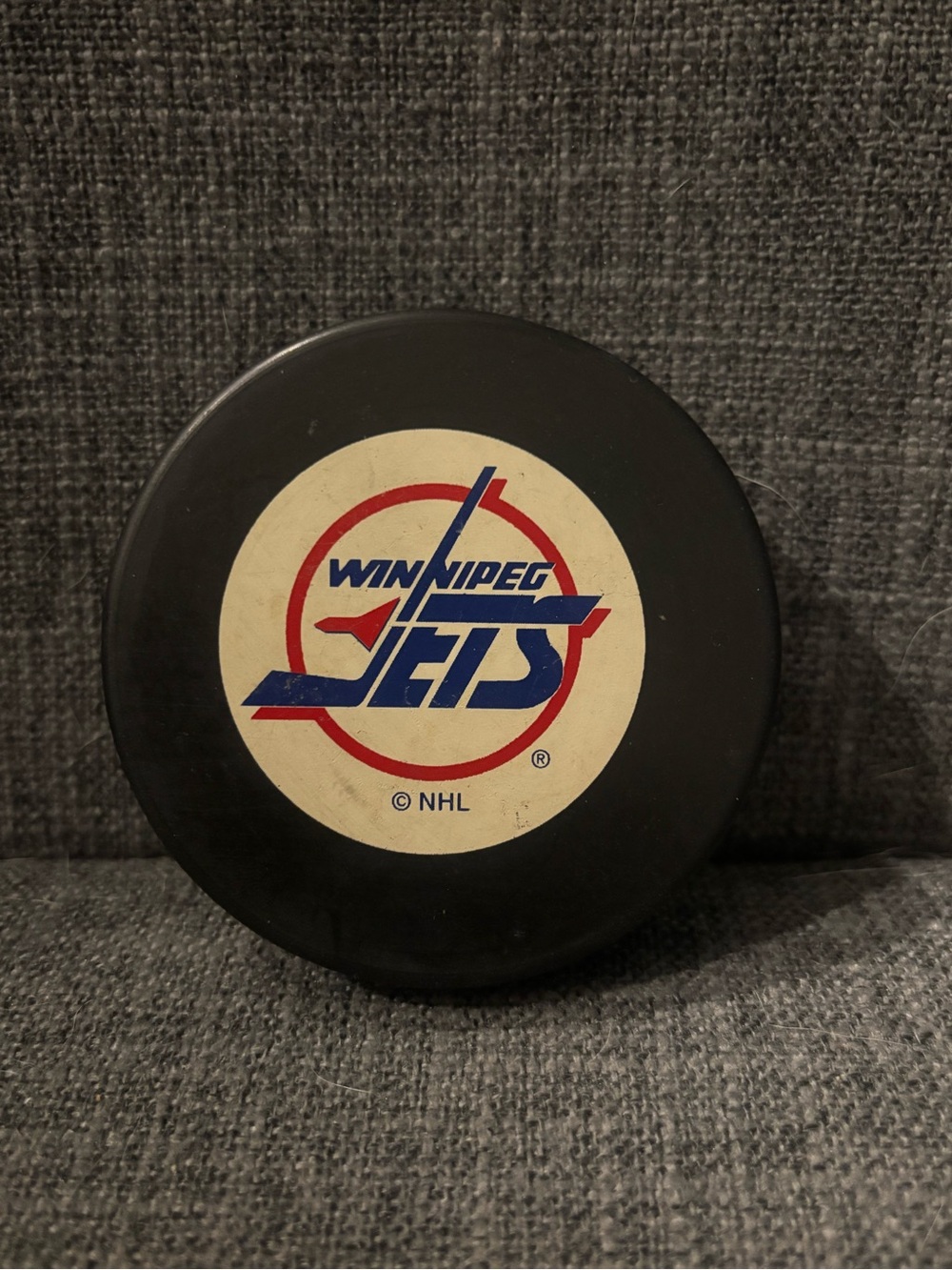 Winnipeg Jets NHL Vintage Souvenir Hockey Puck